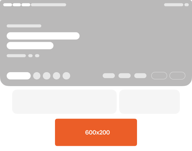 Статичний банер під плеєром